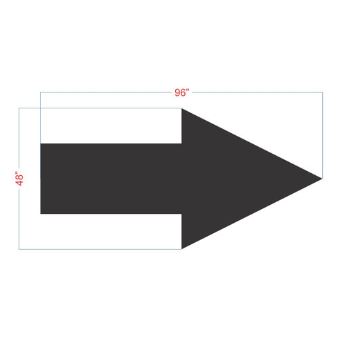 Arrow Symbol Stencil